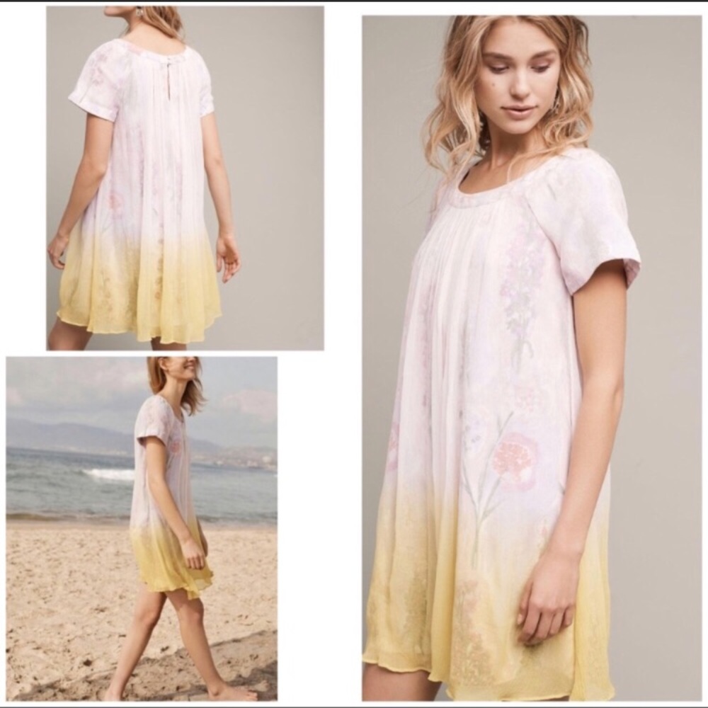 NWT Floral Ombré dress